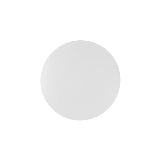 Applique da parete disco bianco 20cm moderna